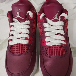 Jordan retro 4 girl size 13c